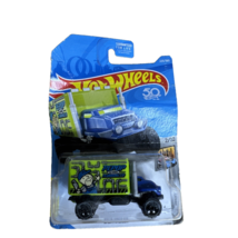 2018 Hot Wheels BAJA HAULER #225 US 50TH✰Blue Cab/Green box;or6; PLUMBIN... - $6.00