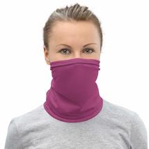 Mystic Maroon Color Breathable Washable Neck Gaiter - £17.17 GBP