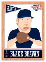 2013 Panini Triple Play Blake Beavan    Seattle Mariners #72 Baseball ca... - $0.94+