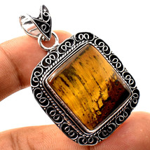 Tiger&#39;s Eye Vintage Style Gemstone Handmade Ethnic Pendant Jewelry 2.10&quot; SA 1792 - £5.00 GBP