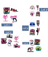 Various Lots of 4 Each Gymnastics Themed Shoe Charms - You choose! - €4,31 EUR