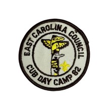 Vtg 1982 BSA Boy Scouts 3&quot; Patch East Carolina Council Cub Day Camp Totem - $9.50