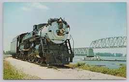 Chicago Burlington Quincy RR Engine 3007 Class S4 Steam Locomotive Postcard - £10.80 GBP