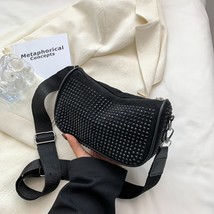Fashion Rhinestone Handbag for Women Shoulder Bag Purse Ladies Female Crossbody  - £17.65 GBP
