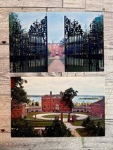 Postcards New Bern NC Tryon Palace Restoration Entrance Gate &amp; Front Ext... - £3.45 GBP