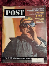 Saturday Evening Post June 27-July 4 1964 Steel Steve Lawrence - £6.04 GBP