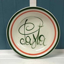1990s Large Vitantonio Hand-Painted orange Green 13” Pasta Serving Bowl ... - €78,04 EUR