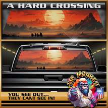 A Hard Crossing - Truck Back Window Graphics - Customizable - £46.38 GBP+