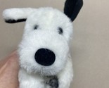 Battat Small Plush Black and White Colored Puppy Dog Plush 7 in - £11.57 GBP