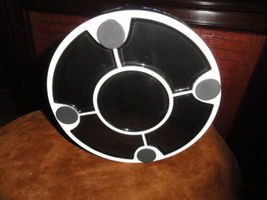 Perdomo Large Table Top Ceramic Black & Gold Ashtray NIB image 8