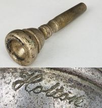Vintage Holton Trumpet Coronet French Horn Mouthpiece Silver Band Marching - $34.99