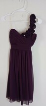 Vtg 90s City Triangles Asymmetrical Dress Dark Purple Junior&#39;s Size Small - $463.01 MXN