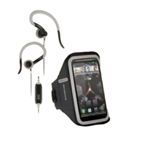 Scosche Fitness Bundle-Armband with Sports Earhook Headphone for MostSmartphones - £18.30 GBP