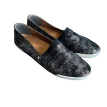 Frye Melanie Slip-On Flat Sneaker Casual Comfort Leather Metallic Size 6... - $72.57