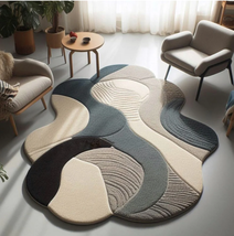 Hand Tufted Leopard Weaving carpet for living room, bedroom, sofa hall s... - $5,814.03 MXN