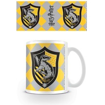 Harry Potter Hufflepuff Ceramic Mug with Shield Design - $17.36