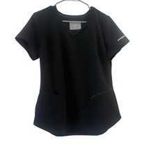 Women’s Sketchers Black V-neck Scrub Top, Size Medium - $7.92