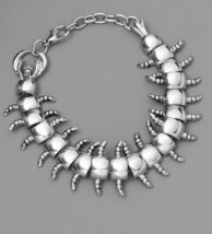 Centipede silver bracelet - £11.96 GBP