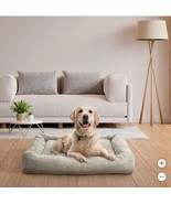Kirkland Signature Dog Bed Beige Channeled Bolster 32&quot; X 42&quot; Pet Non-Skid - $1,501.49 MXN