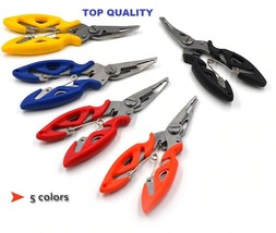 Stainless Steel Fishing Pliers Scissors Line Cutter Split Ring Hook Remo... - £6.18 GBP