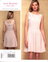 Vogue V1623 Misses 12 to 20 Designer Isaac Mizrahi NY Dress Uncut Sewing... - $25.91