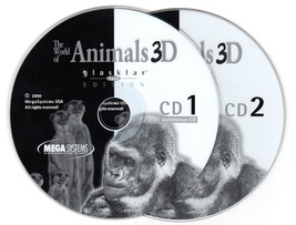 The World of Animals 3D (2PC-CDs, 2000) for Windows - NEW CD in SLEEVE - £3.18 GBP