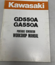 Kawasaki Workshop Manual GD 550A GA 550 A Portable Generator 99924-2019 - $11.99
