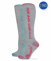 Wrangler Womens Merino Wool Seamless Cowgirl Boot Tall Knee High Long Socks 2PK - £12.69 GBP