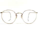 Artcraft Brille Rahmen Brille Draht Gold Kabel Arme 46-21-125 Deadstock - $139.47