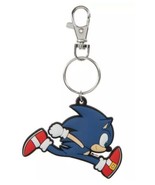 Sonic The Hedgehog Rubber Jumping Keychain W Clip New FREE Shipping - $221.27 MXN