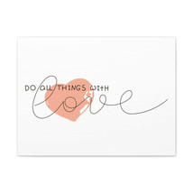 Inspirational Wall Art Do All With Love Motivation Wall Decor for Home Office G - £59.79 GBP+