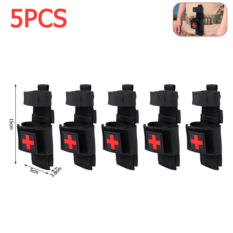 1-10Pc MOLLE Nylon Tourniquet Pouch Flashlight Holster Medical Scissor EMT Stora - £130.53 GBP