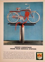 1964 Print Ad S&amp;H Green Stamps Bicycle on Service Station Car Hoist Premiums - £13.88 GBP