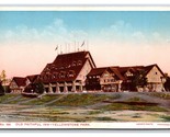 Old Faithful Inn Yellowstone Park WY Haynes 164 UNP WB Postcard S8 - $14.80