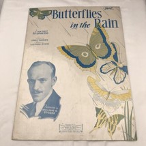 Butterflies In The Rain Vintage Sheet Music Fox Trot Intermezzo William ... - £7.93 GBP