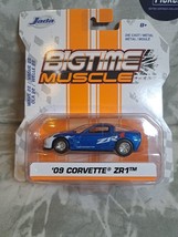 1:64 2009 Chevrolet Corvette ZR1 -- Blue-- JADA: Big Time Muscle - £8.34 GBP