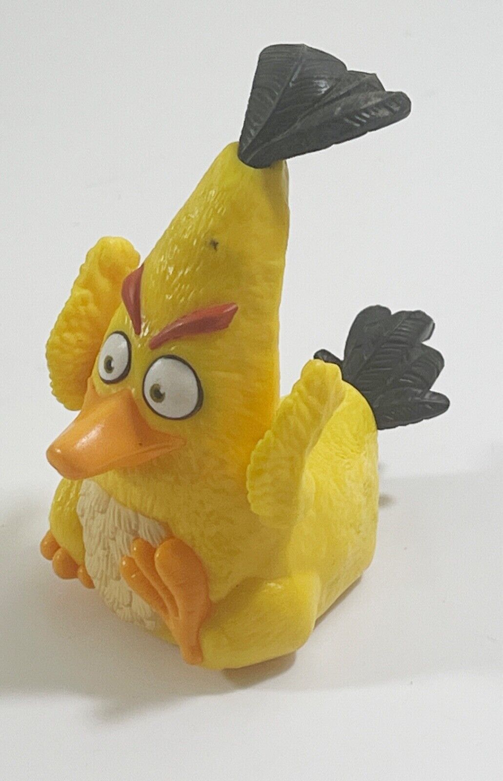 CHUCK YELLOW BIRD 3.5”ANGRY BIRDS MCDONALDS HAPPY MEAL PLASTIC TOY - $4.94