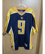 West Virginia Mountaineers Steve &amp;Barry&#39;s Athletics Adult L #9 Jersey Vi... - $39.99 CAD