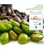 LIPOLOSS WEIGHT LOSS GREEN COFFEE BEAN PILL MAX STRENGTH EXTREME FAT LOS... - $38.66 CAD