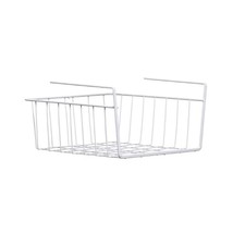 Premier Housewares Under Shelf Storage Basket - 30 cm, White  - £17.94 GBP