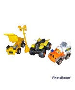3 Vehicle Toys Tonka Lil Chuck CAT Dump Truck Caterpillar Greenbrier ATV... - £9.29 GBP