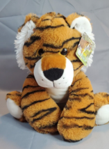 Fiesta Bengal Tiger 10inch Golden Glitter Eyes Sitting with Tag Soft Toy - £10.85 GBP