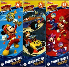 Disney Junior - Mickey and The Roadster Racers - 24 Tower Jigsaw Puzzle ... - $17.81