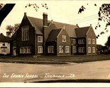 RPPC The Church Scuola Indianola Iowa Ia 1948 Cartolina - £9.03 GBP