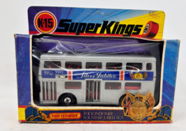 Vintage Matchbox Super Kings K15 The Londoner Bus Silver Jubilee Souvenir - £19.60 GBP