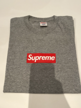 Supreme 20th Anniversary Box Logo Tee In Heather Grey Size Small 100% Au... - £781.29 GBP