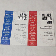 We are One in You and Abba Father SATB Patterns for Worship Marantha! - $11.98