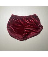 Heart Hips Shorts Women’s M Red Velvet Like - READ - $13.82 CAD