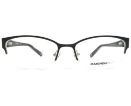 Marchon Eyeglasses Frames M-YORKVILLE 001 Black Purple Silver 53-17-135 - $37.14