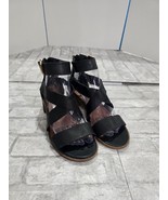 Steve Madden Sandals Raeleen Black Ankle Strap Cross Top  2&quot; Block Heel ... - $25.97 CAD